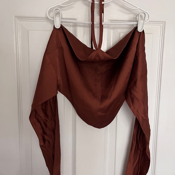 NWT Abercrombie Scarf Halter Top - Picture 4 of 10